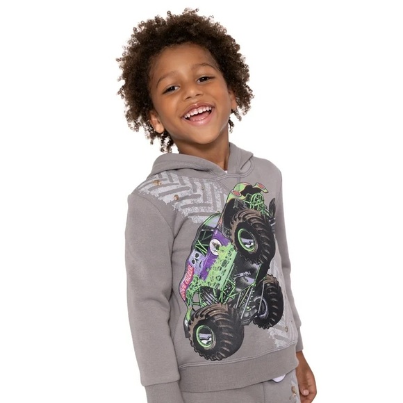 Monster Jam Other - Monster Jam Grave Digger Toddler Boy's Hoodie